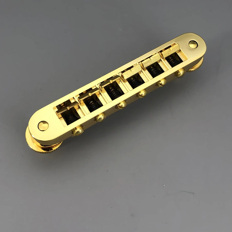 Tune-O-Matic Guitar Bridge Nashville Type Gold  Chrome For Lespaul