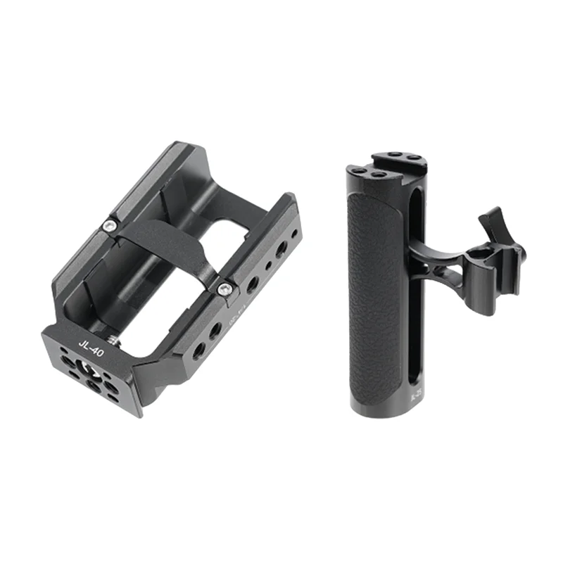 

T82C Hot Sale-Jlwin Cage For Pocket 3 Expansion Adapter Accessories For DJI Osmo Pocket 3 Aluminum Protective Cage Metal Bracket
