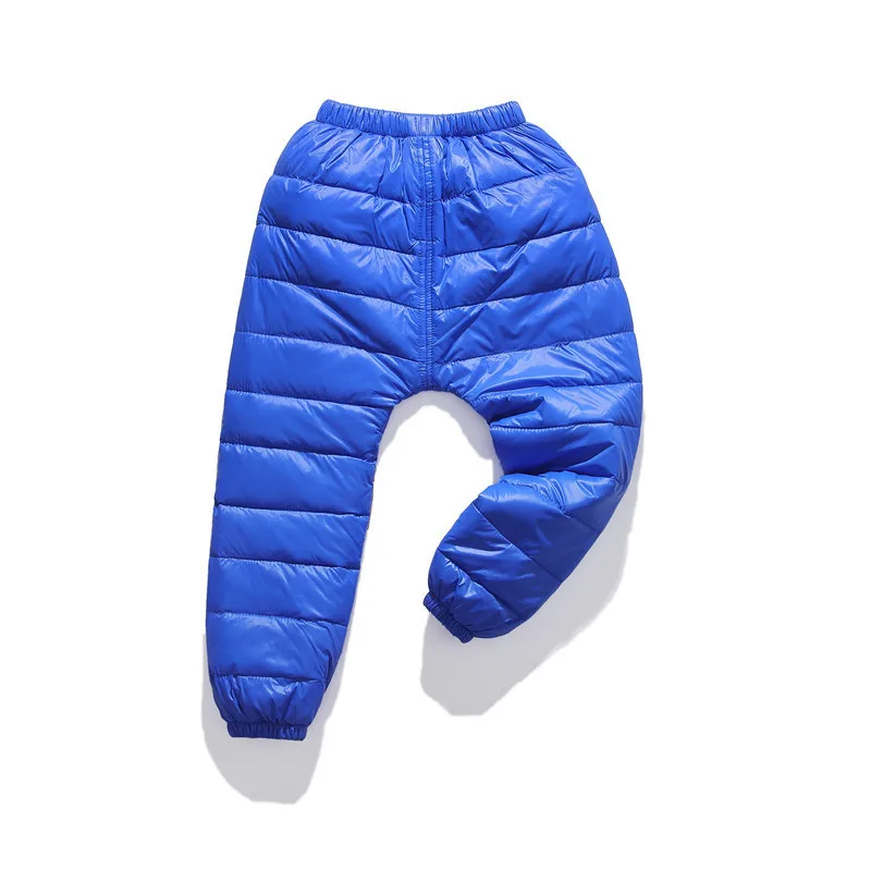 Winter Boys & Girls Down Cotton Trousers 2-10Years Old Thick Warm Pants Baby Trousers Children Sweatpants Cotton-Padded Snowsuit