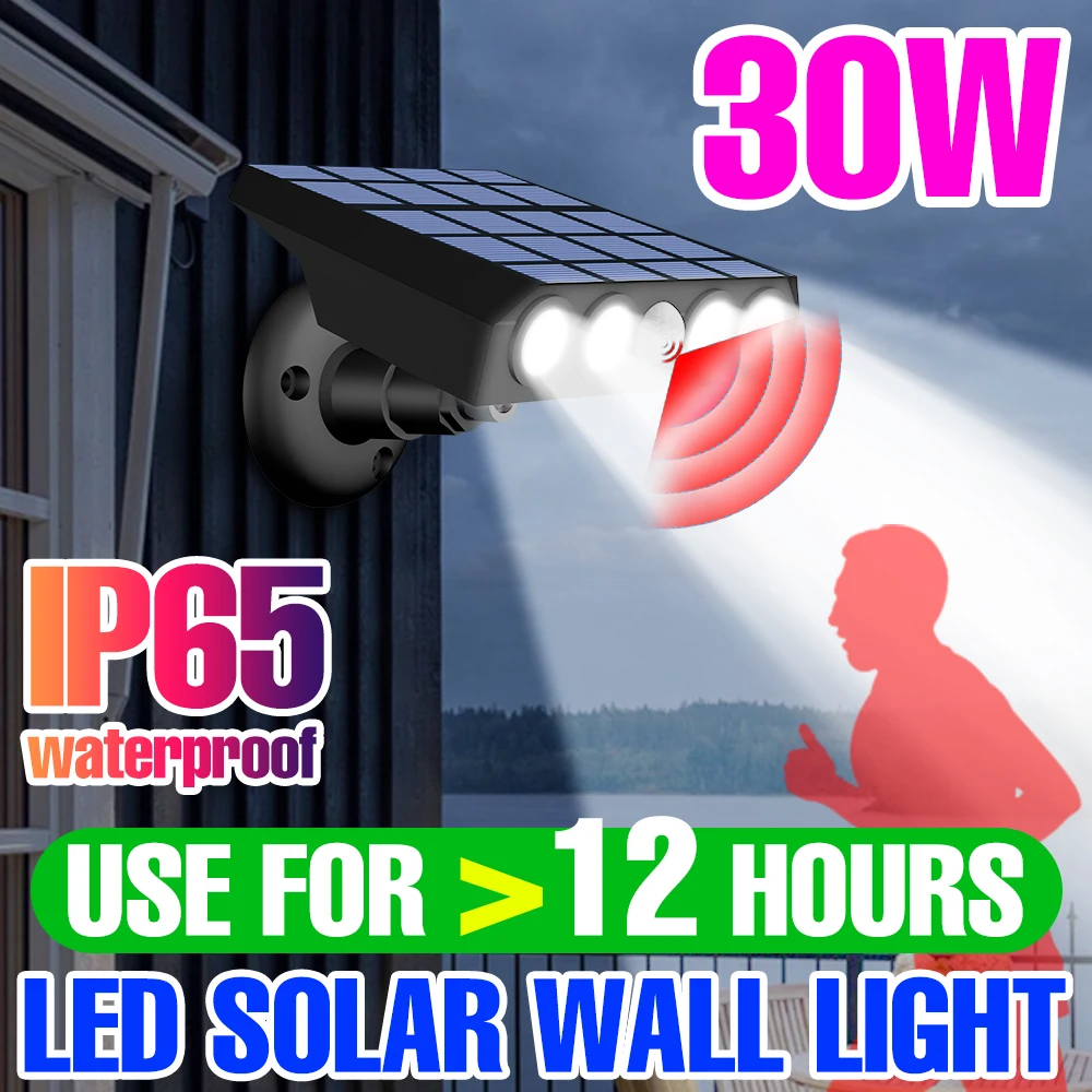 

Solar Led Light Outdoor Refletor IP65 Waterproof LED Wall Lamps Luces Led Solar Spotlight Exterior Camping Emergency Lighting