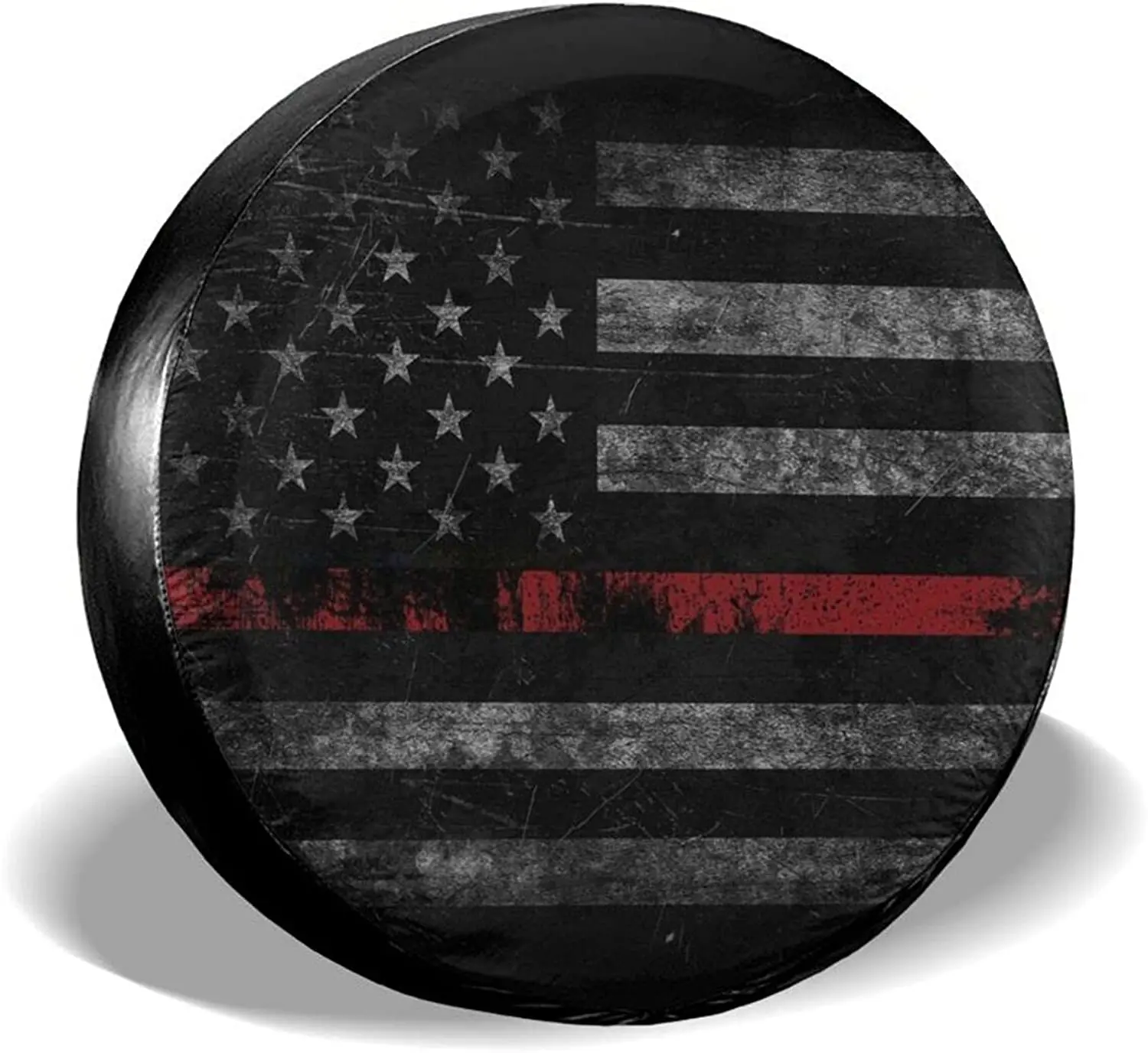 

Vintage American Flag Spare Tire Cover Universal Truck Wheel Tyre Protector for SUV Trailer RV Truck Wheel