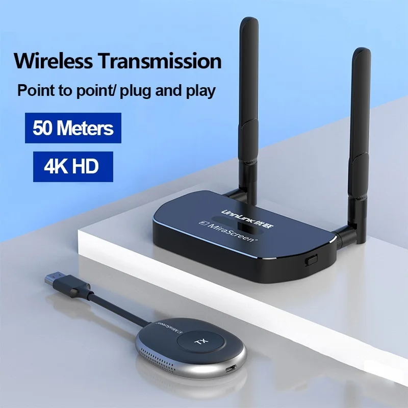 New Wireless HDMI Video Transmitter Receiver Extender Display Adapter Dongle for TV Monitor Projector Meeting Live Switch PC