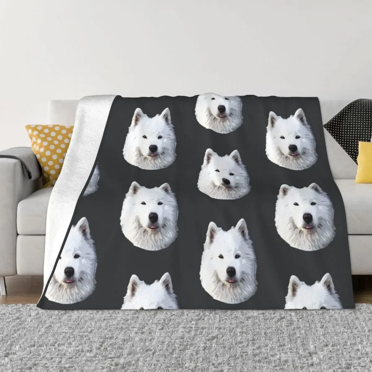 Samoyed- Stunning Dog! Throw Blanket Sofa Quilt Furrys manga Blankets