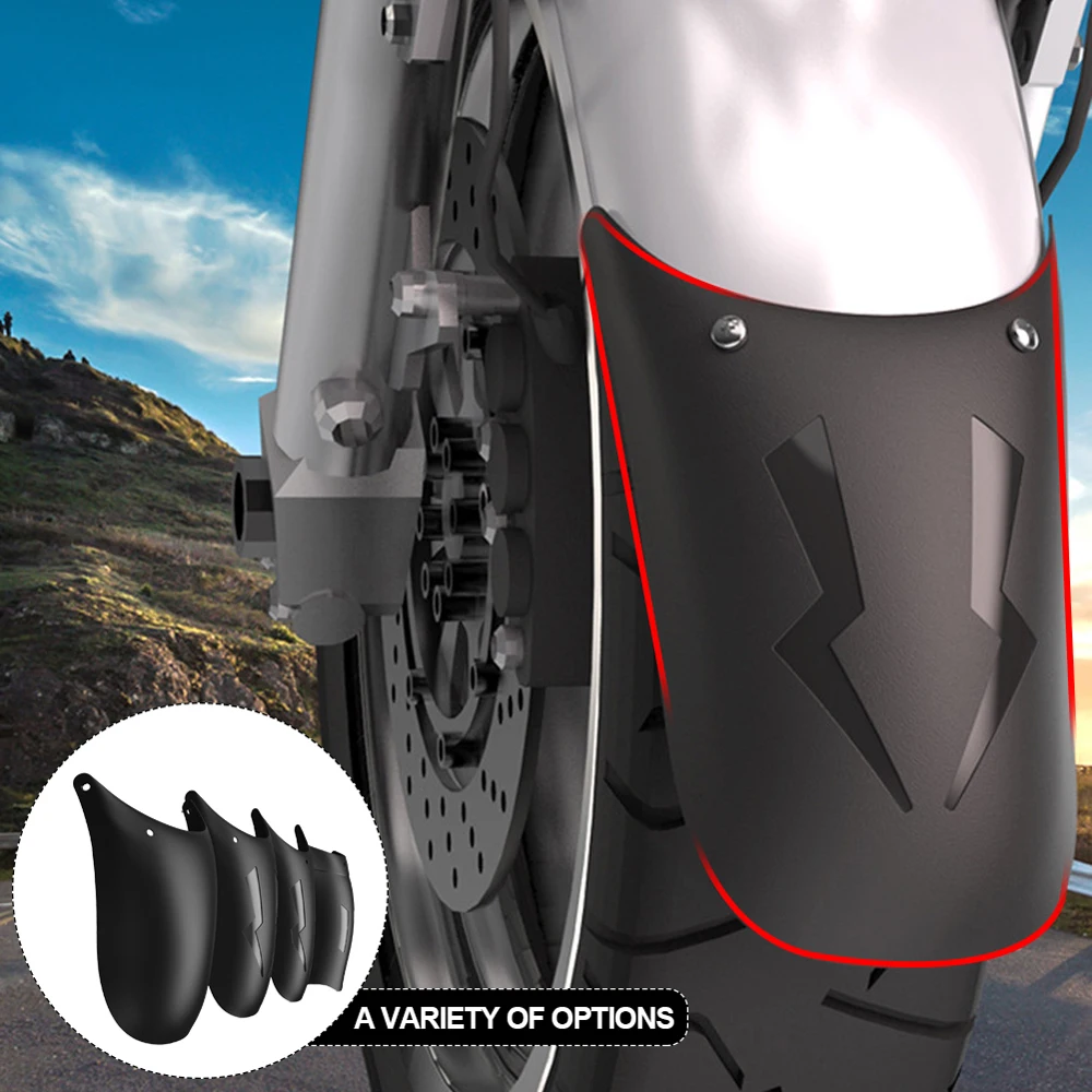 Universal Modified Motorcycle Extended Front Fender Moto Tuning Mud Guard Wheel Protector Off-road Street Bike Durable Accessori