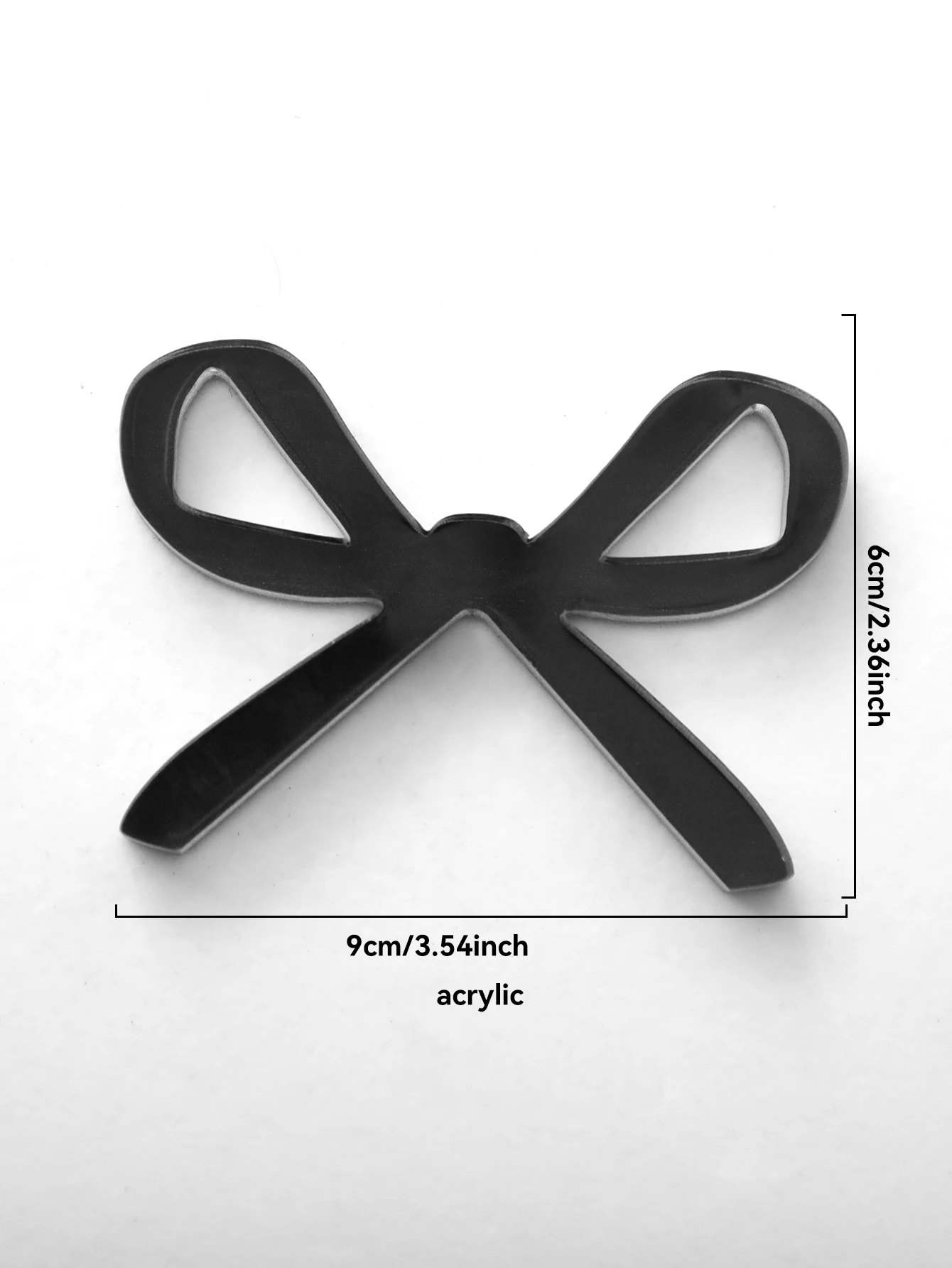 Kawaii Pink Acrylic Bow Monitor Decor image
