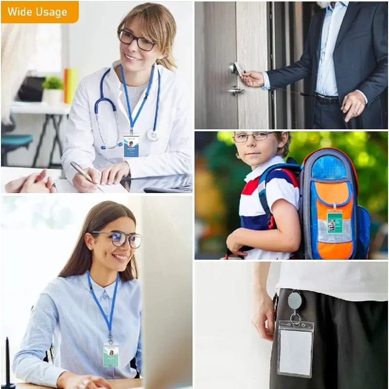 20Pcs/Pack PVC ID Credit Card Holder Plastic Card Protector Case To Protect Credit Cards Bank Card Holder Cover