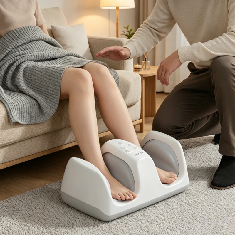 Automatic Leg Foot Massager Kneading Calf Massage Machine for Feet Lower Legs Home Relaxation Personal Care 2026 Model 다리 마사지기