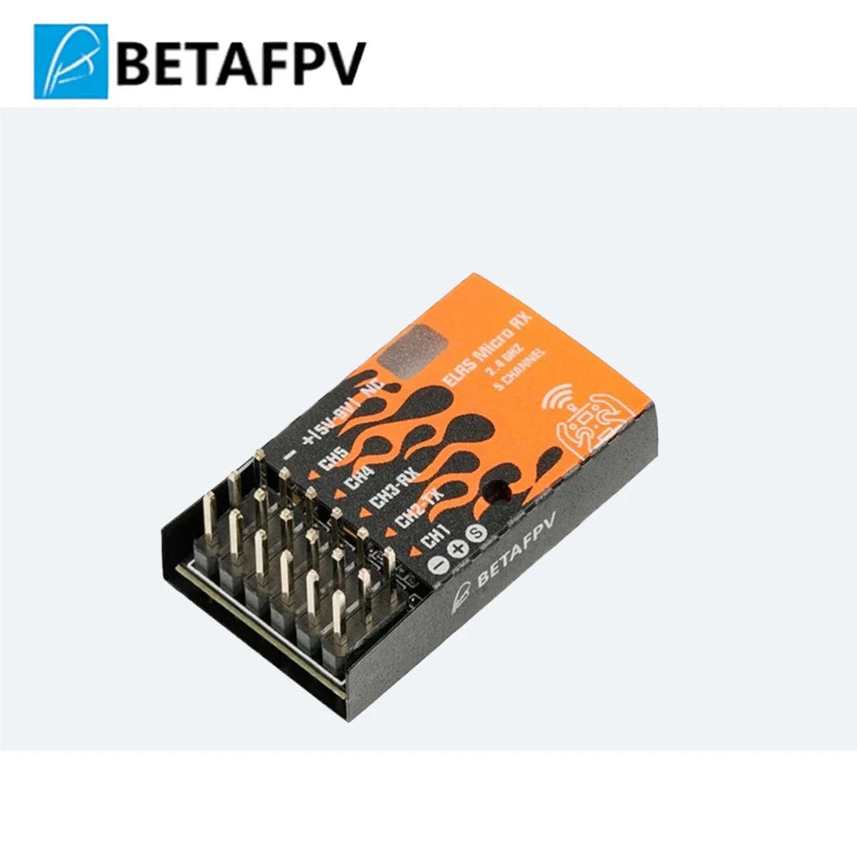 

Приемник BETAFPV ELRS Micro 2,4 ГГц, 5-канальный выход ШИМ, подходит для вертолета с фиксированным крылом на большие расстояния, модель корабля, модель автомобиля