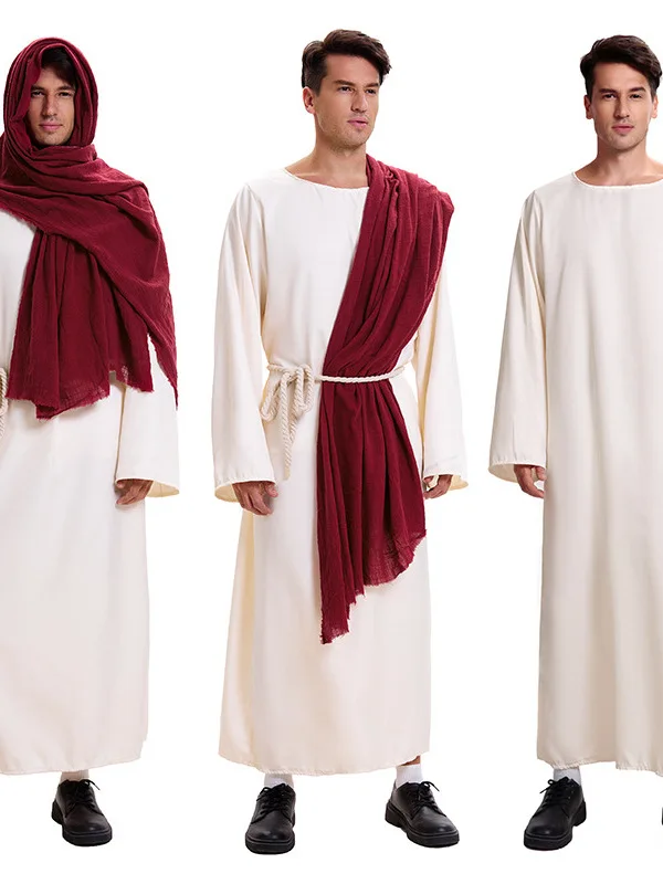 

Arabian Sle Dubai Robe Middle East Missionary epherd Costume Stage Performance Outfit loween Traditional Arab Wind Coat