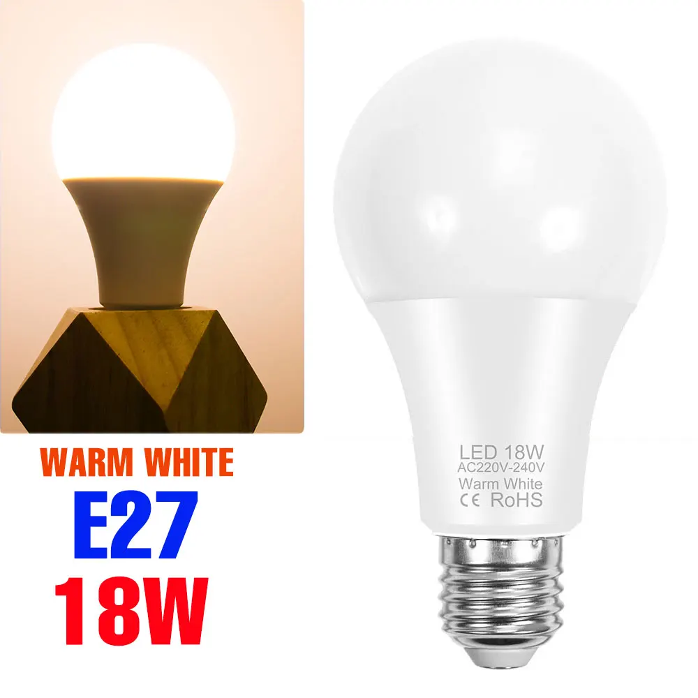 20W LED-lamp E27/E26 Plafondlamp E14 Kroonluchter Lampen AC220V Voor Thuis Slaapkamer Energiebesparende Zachte Verlichting Koel/Warm Wit