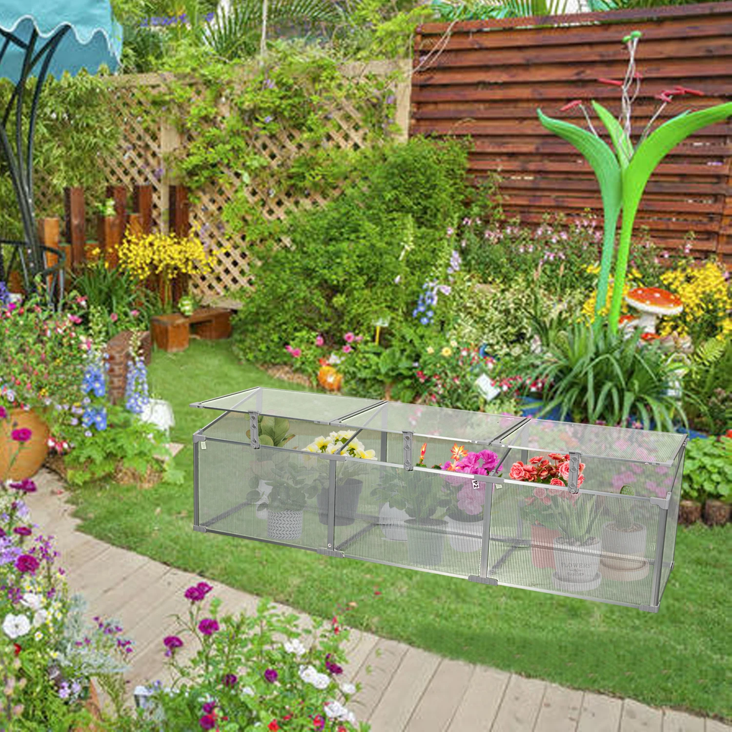 

Polycarbonate Greenhouse for Outdoors in Winter