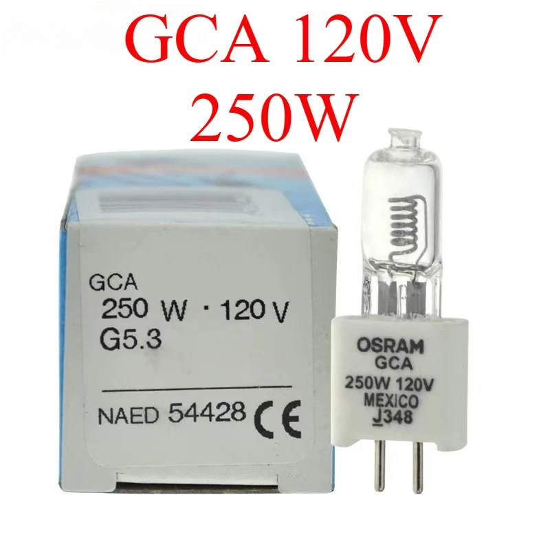 

Original Osram GCA 120V250W halogen Bulb MEXICO NAED 54428 250W 120V G5.3 Ceramic Base Projector Lamp