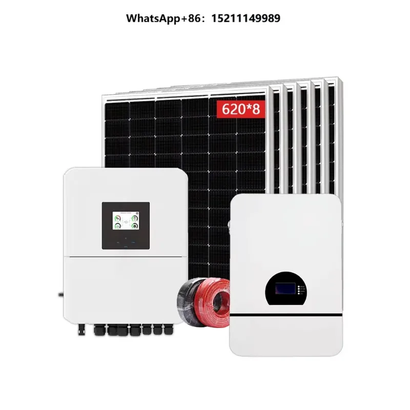 Lithium 5kW 3kW Solar System Kit 10kW Hybrid Solar Ground Mounting Panel off Grid Power System Tilt