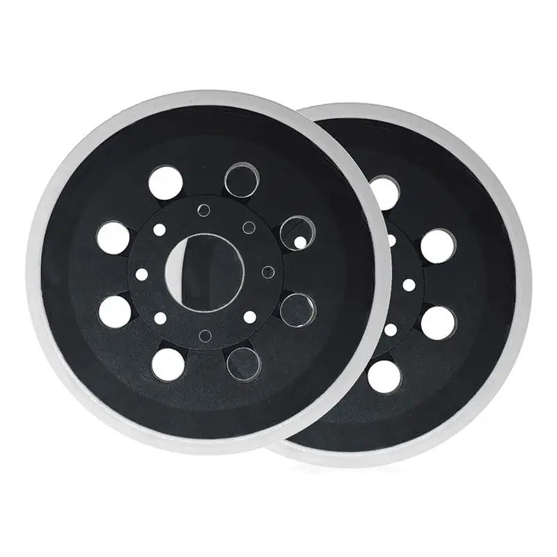 B03C-2 Piece Hook & Loop Replacement Sander Pad 5 Inch 8 Hole For ROS10 ROS20 ROS20VS ROS20VSC Track Sander