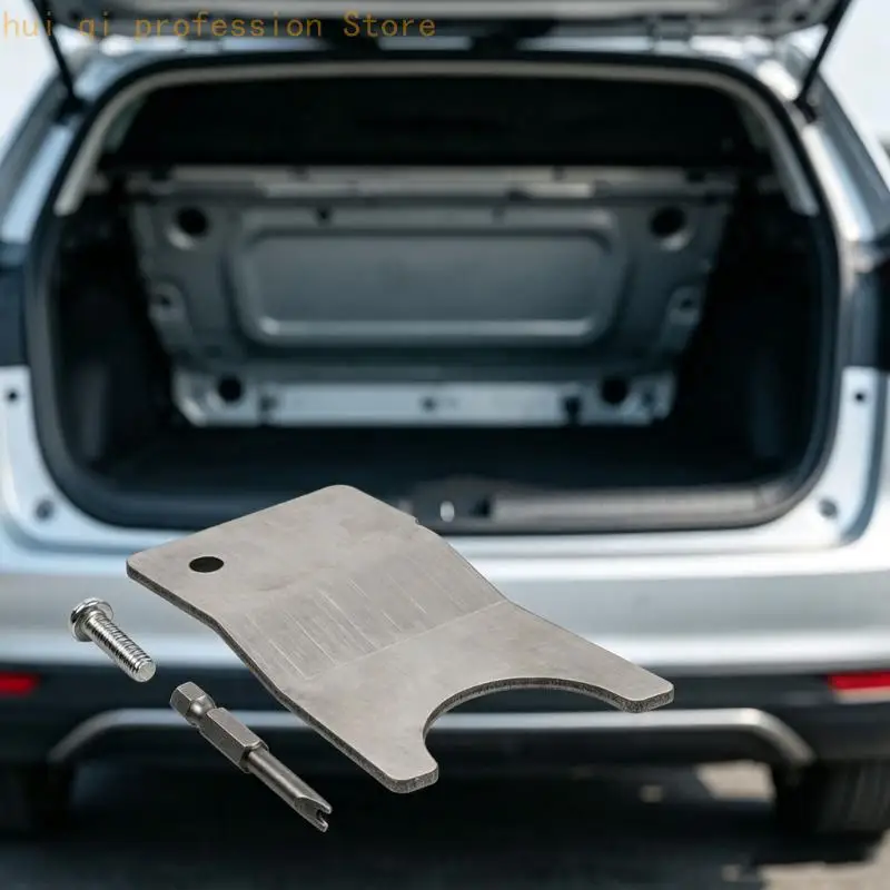 Anschraubbare Heckklappenschutzhalterung für Pickup 2024–2026, Metallscharnierbarriere für Parken, Arbeitseinsatz, Ausflüge – Detail 7