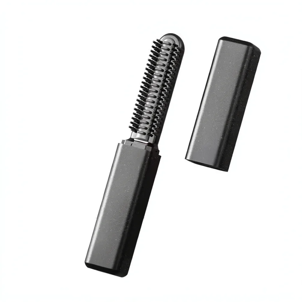 Compact Compact Portable Hair Straightener Brush Wireless Ceramic Curling Iron Mini Travel Tool Rechargeable Styling Device - Aliexpress Deal