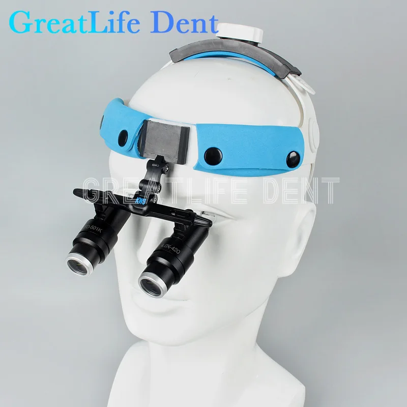 GreatLife KWS 4X 5X 6X Medical Surgical Dentist Loupe Magnifier Glasses Dental Magnifying Glasses Loupe Surgical Dental Loupes