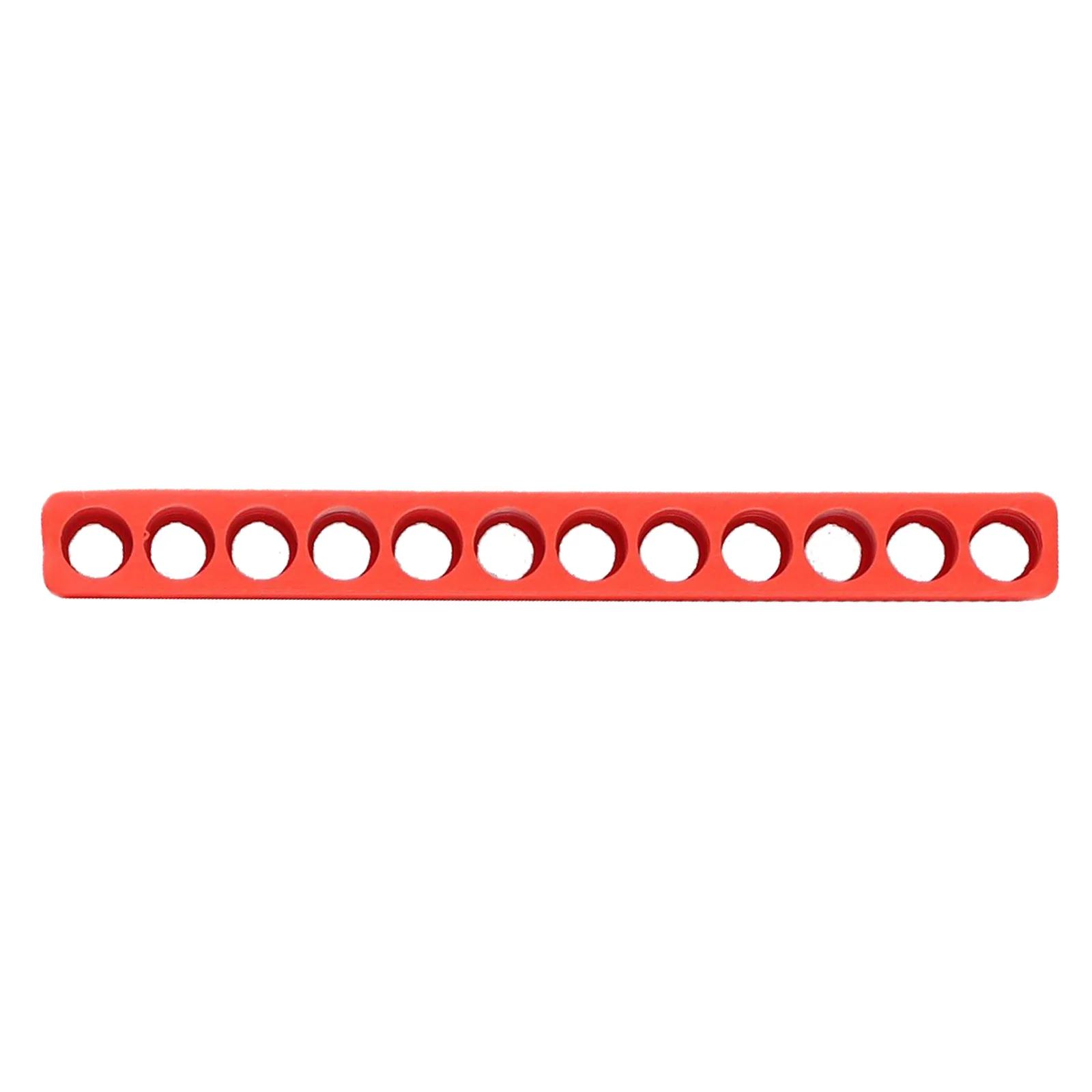 Plastic Storage Stand for 1/4 Inch Hex Shank Bits 10 Pieces 14 Inch with 12 Holes Suitable for Screwdriver Bit Organization