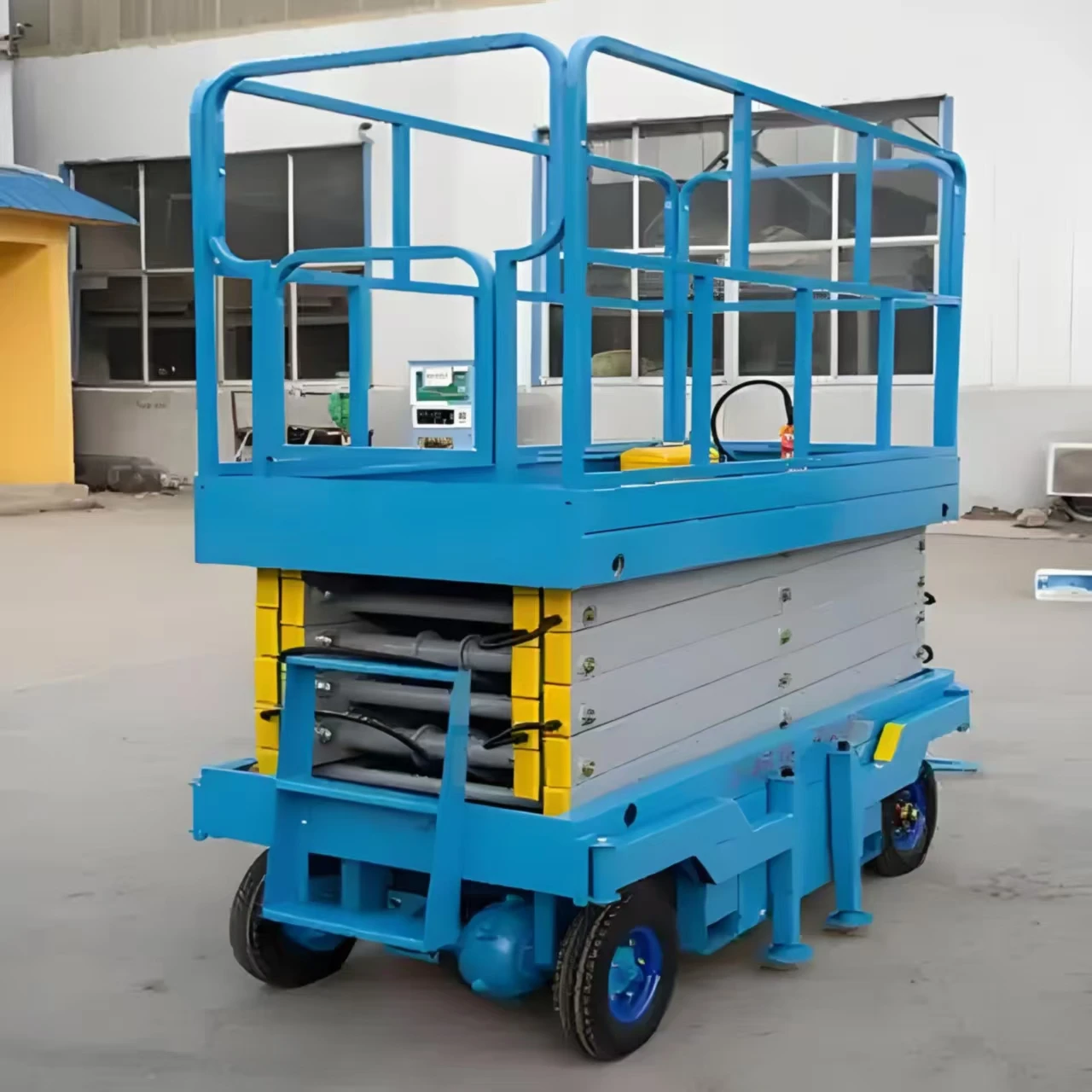 Customized Mobile Electric Hydraulic Scissor Lift Electric Scissor Type Mobile Lift Aerial Work Platform