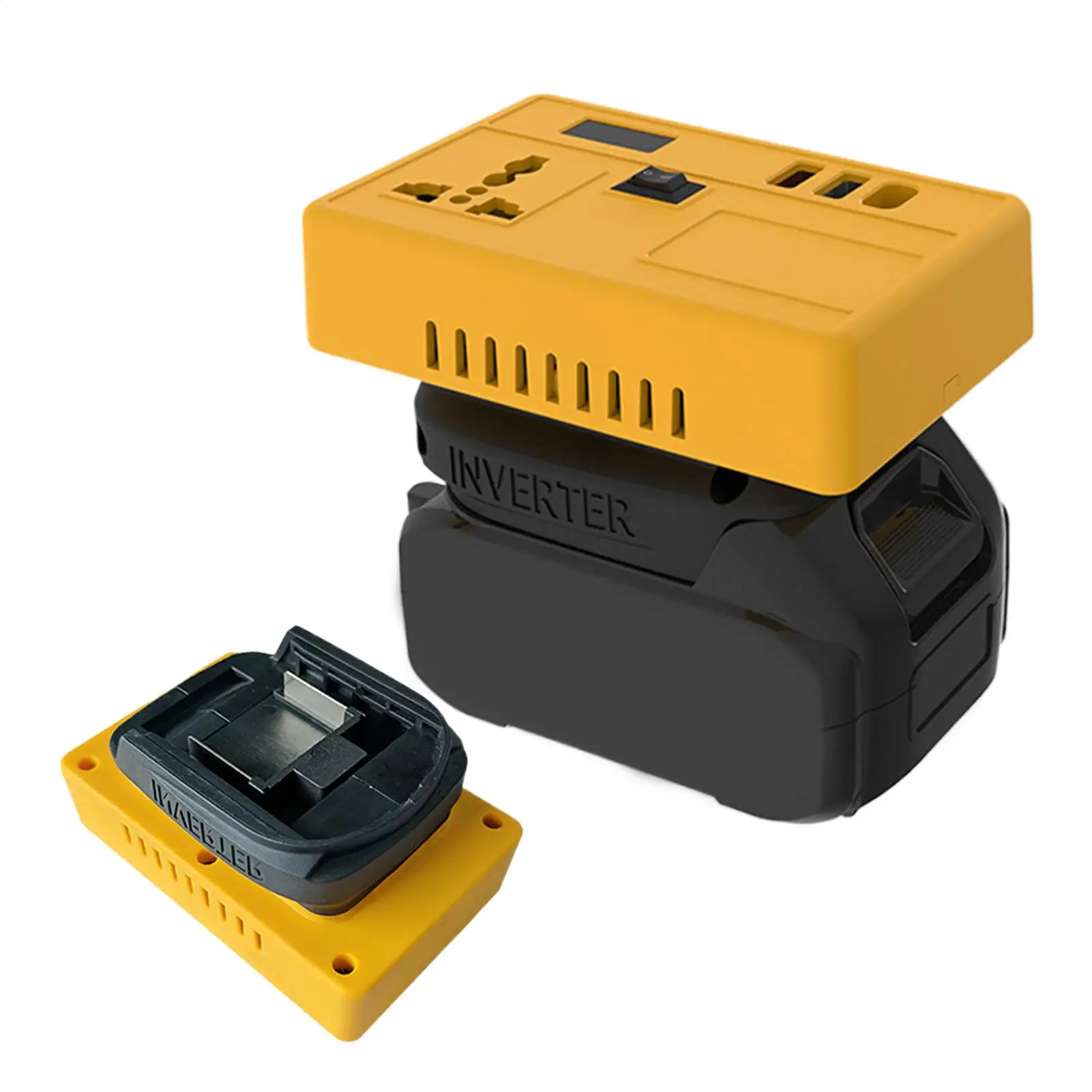 

Battery Inverter For Electric Tool Power Station Generator 21V To 200-220V Inverter Phone Charger For Home Backup Travel Outdoor