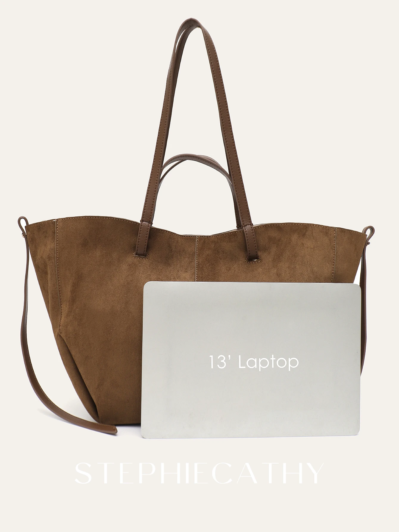 المرأة بلون لينة فو الجلد المدبوغ بولي Leather جلد كبير حمل بسيط سعة كبيرة حقيبة يد محفظة التسوق اليومي تخفيف