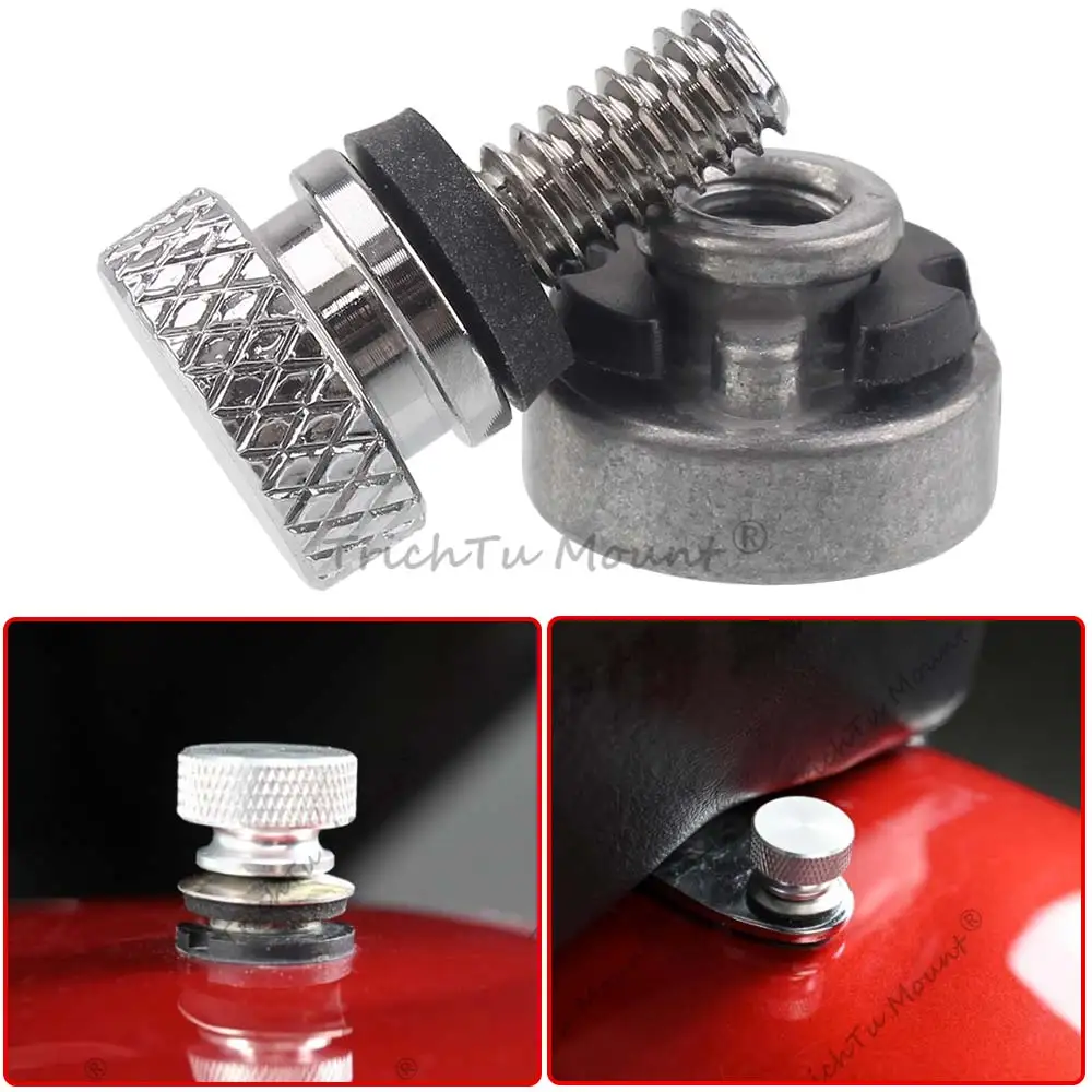 

Motorcycle Rear Fender Passenger Seat Bolt Tab Screw Nut For Harley Sportster XL 883 1200 Dyna Touring Road King Softail Fat Boy