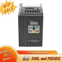 2.2KW 3PH 380V 8-Way Protective System Variable Frequency Drive 3 Phase with Remote Control ABS Drive for Fans Water Pumps