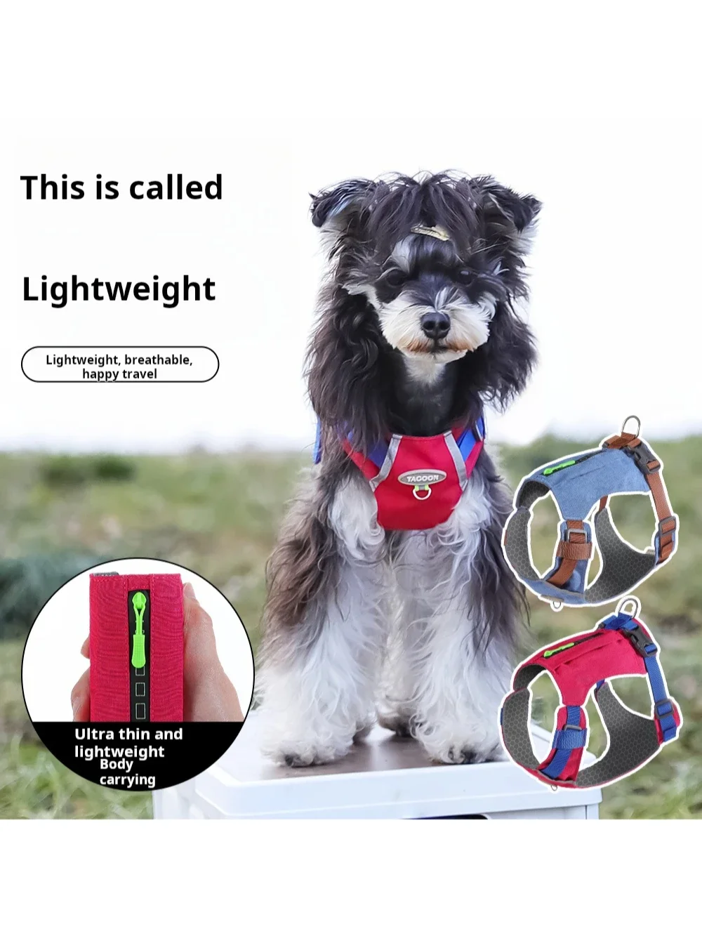 Arnés para perros de venta directa, reflectante, ligero, cómodo, seguro para razas pequeñas/medianas/grandes, harnais chien