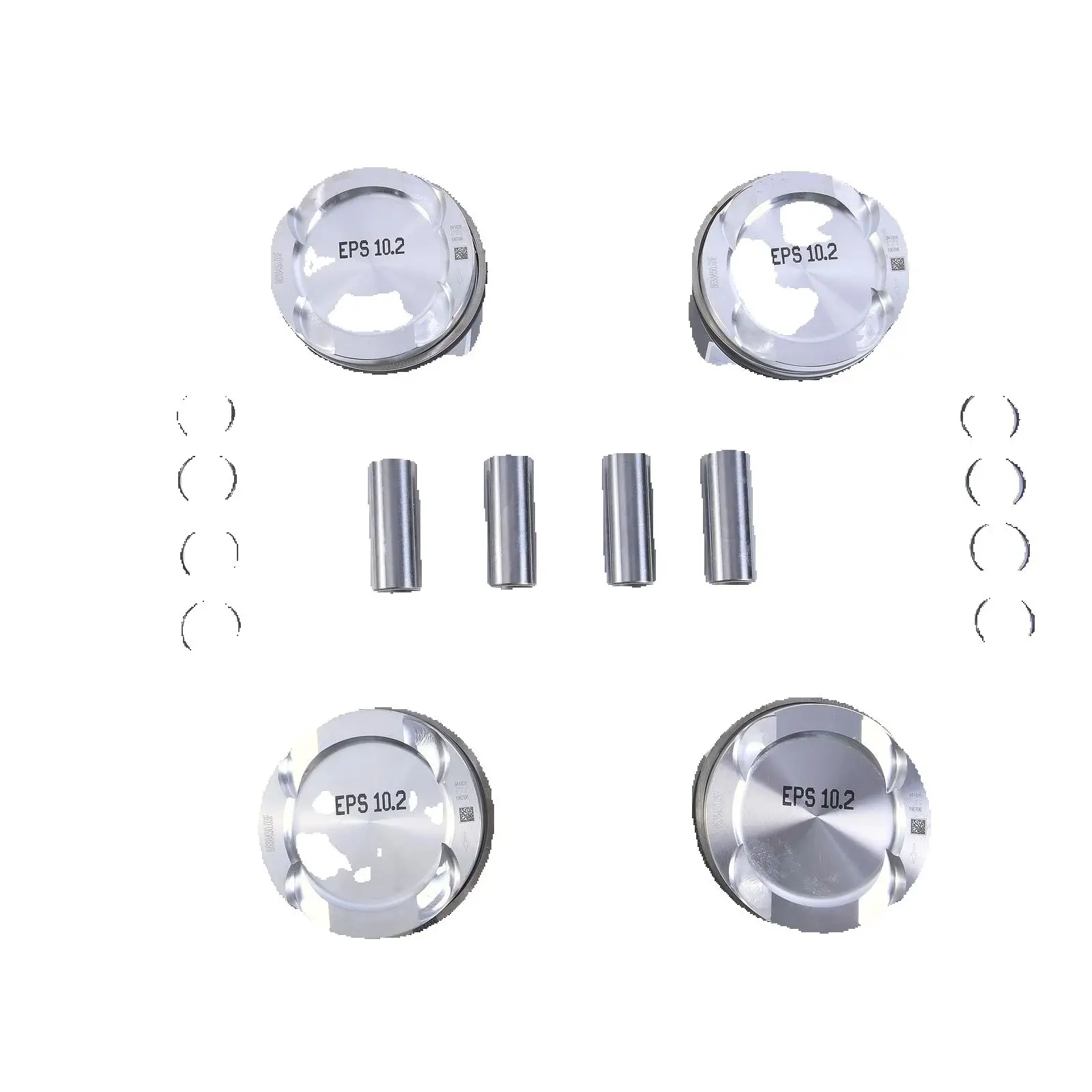 Piston and Ring Set CR 11:1 FOR BMW 320i Mini Cooper S F30 F56 G20 G30 OE 11259468870 4 Piece