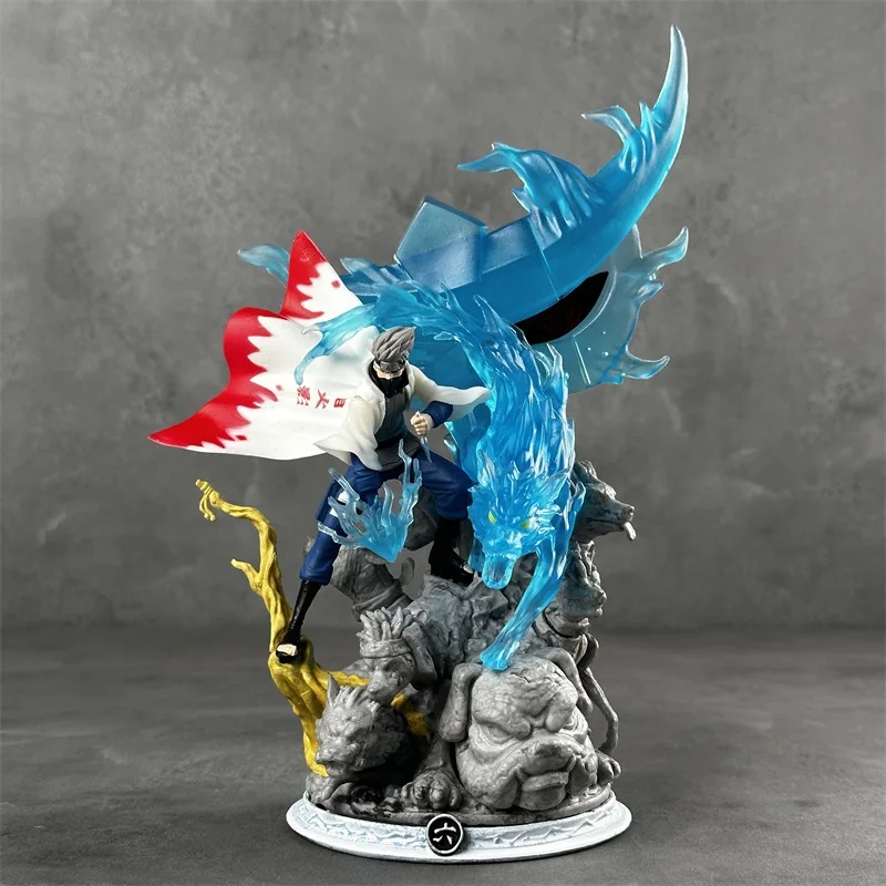 

25cm Naruto Anime Hatake Kakashi Action Figures Standing Pvc Statue Room Ornament Model Boy Collection Birthday Toy Gifts