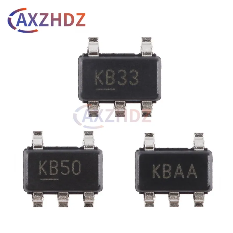 

20PCS SOT23-5 MIC5205-5.0YM5 KB50 MIC5205-3.3YM5 KB33 KBAA MIC5205 3V3 5V ADJ 150mA 1% Low Noise LDO Regulator SMD IC