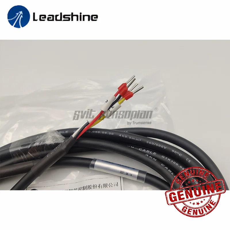 Genuine Power Cable CABLE-RZ3M0-S 3 Meter Length for Leadshine Servo Servo Drive L7-400 and Motor ACM6004M2H-63-D-SS