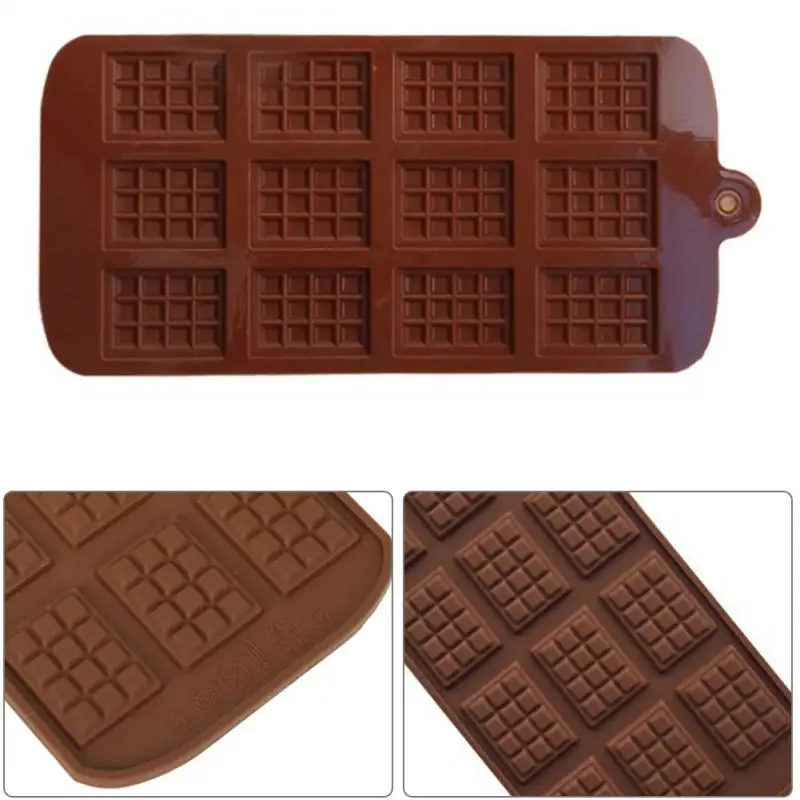 Cells Chocolate Mold for Scented Candle Making Decorating Tool Fondant Patisserie Candy Bar Silicone Mould Handmade Craft