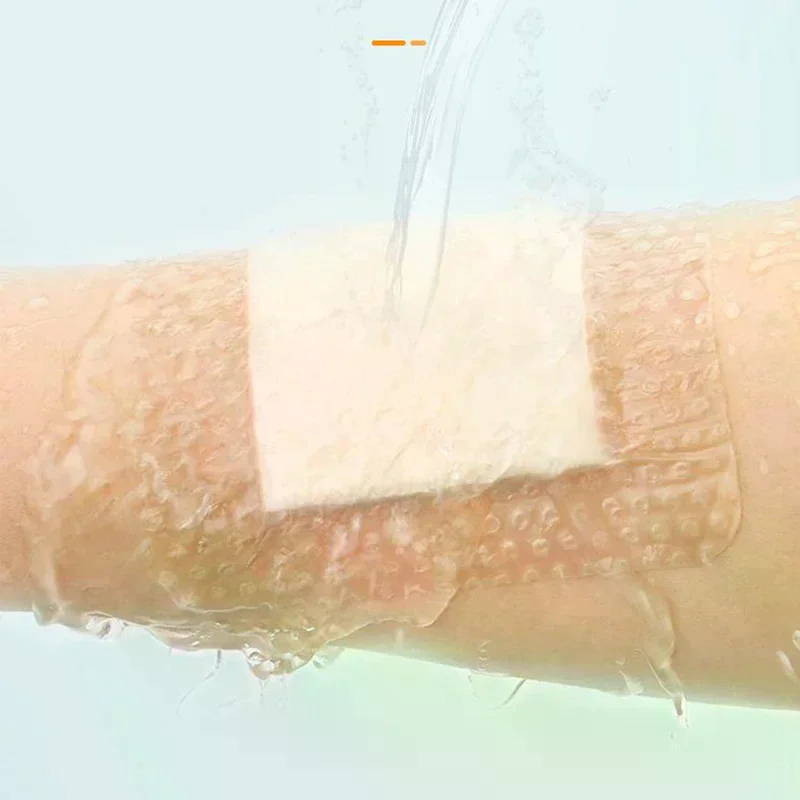 Soft Polysiloxane Gel Polyurethane Foam Dressing Postoperative Wound Patch Cesarean Section Patch Pressure Sore High Absorption