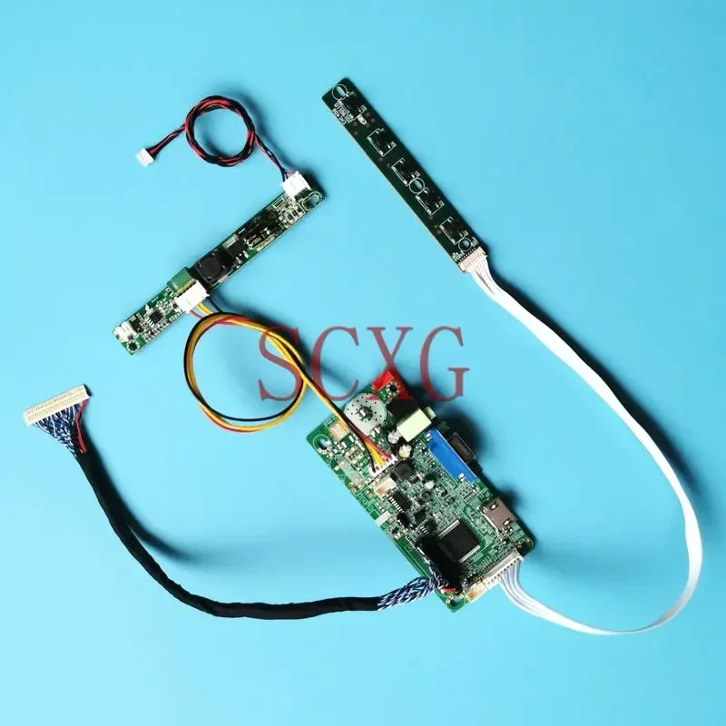 Compatible con LTM200KT07 M200O3 M200FGE M200FGJ LTM200KT10 1600*900 pantalla LCD 20 "58C controlador de pantalla Placa de transmisión Kit DIY LVDS 30 pines