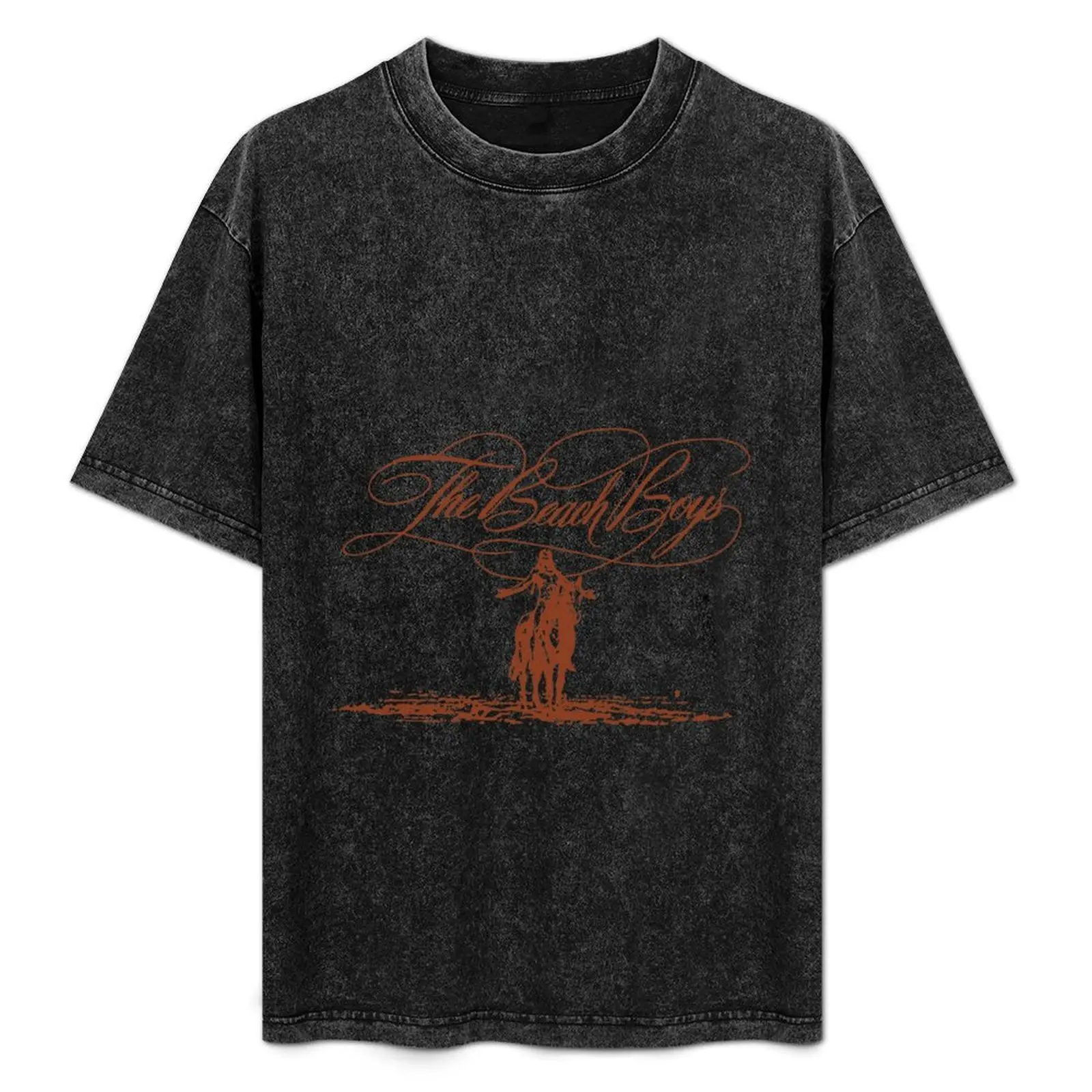 

Bravado The Beach Boys Script Logo Horse T-Shirt Fashion Casual Short Sleeve T-Shirt