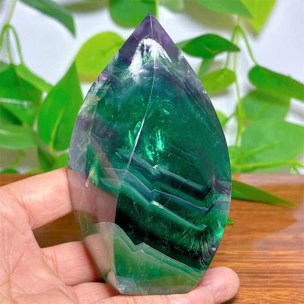 Rainbow Fluorite Flame Crystal Natural Stone Quartz Stone Minerals Home Decoration Reiki Craft Gifts Energy Healing Luck Love