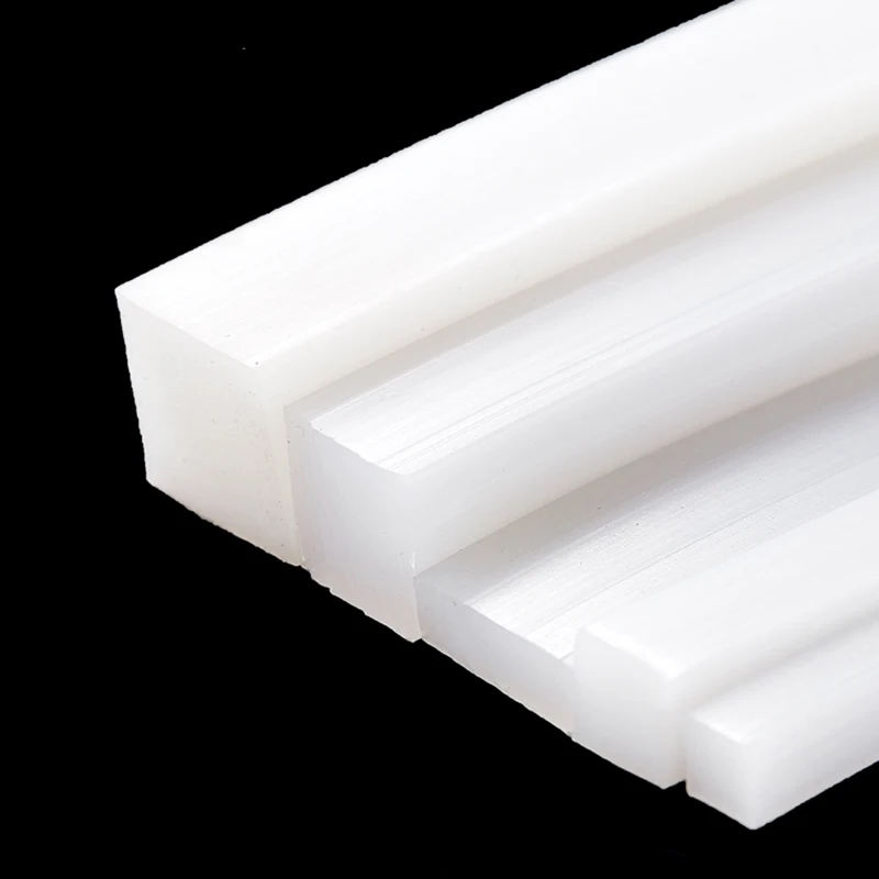 1/5/10 Meter Solid Silicone Seal Strip Heat Resistance Square  4mm 5mm 6mm 8mm 10mm 12mm 15mm 16mm 18mm20mm