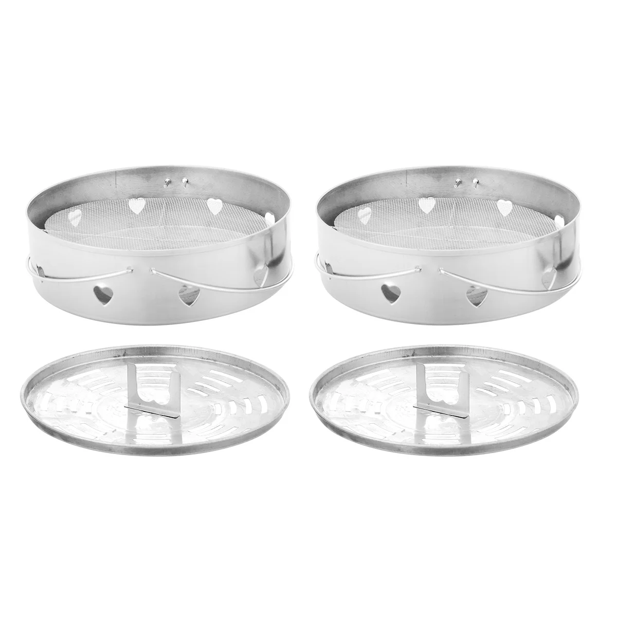 2 قطعة حامل البخور البعوض قسط طبقة مزدوجة الفولاذ المقاوم للصدأ لفائف حامل للمنزل مكتب المعطرة عرض البخور الدعم