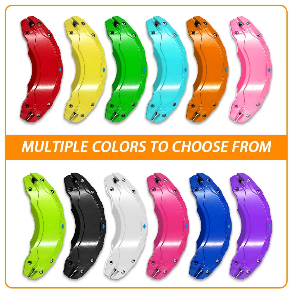 

Brake Caliper Covers For Tesla Model Y Juniper 2025 2026 Aluminium Alloy Disc Brake Caliper Guard Replacement with sticker