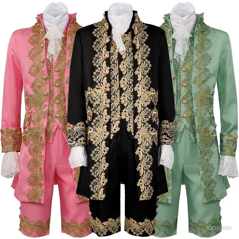 

Halloween Western Europe Medieval British Men's Gentleman Tuxedo Suit Role Playing Clothes Victoria Nobility Royal Court Prince