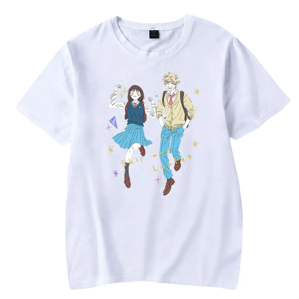 

Summer Manga Skip to Loafer T Shirt Fashion Pullover Unique Short Tees Cosplay Tee Shirt Harajuku Short Sleeve Tops Tees