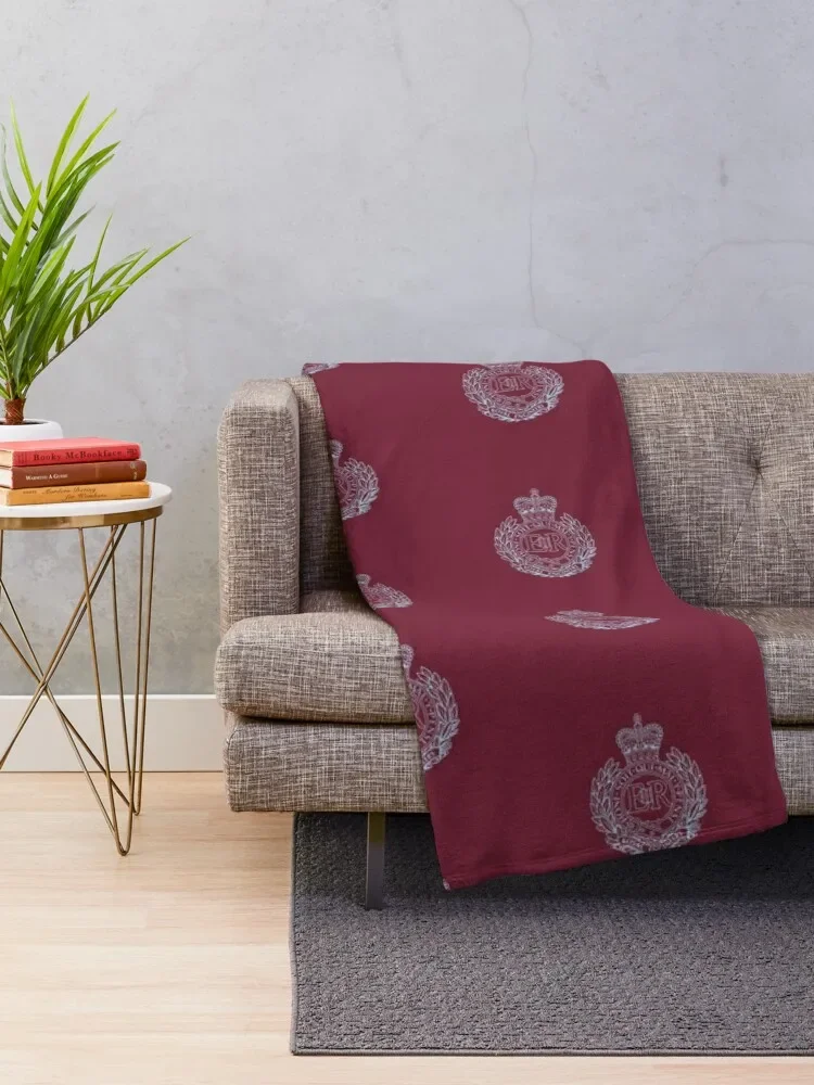 Royal Engineers Cap Badge - Airborne Throw Blanket warm for winter Soft Beds Blankets