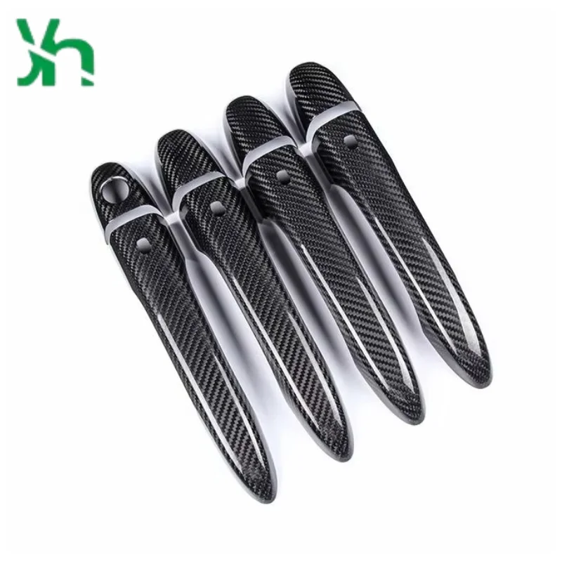 Dry Carbon Fiber Side Door Handle Cover for Maserati Ghibli QUATTROPORTE LEVANTE External Accessories 4pcs