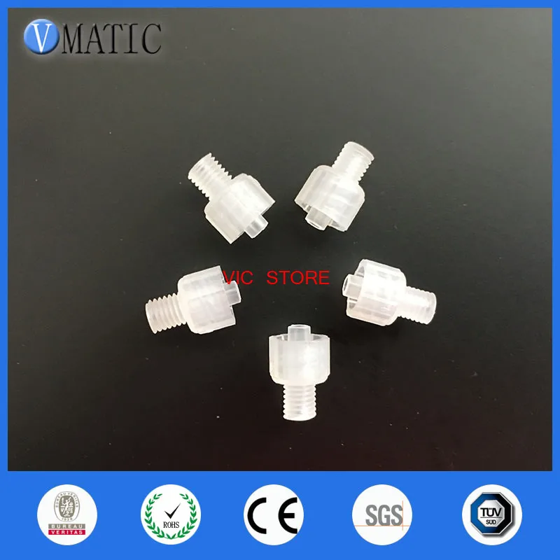 Imagem -04 - Masculino Luer Tapered Seringa Encaixe Conector Luer Lock Polyprop Qualidade 100 Pcs