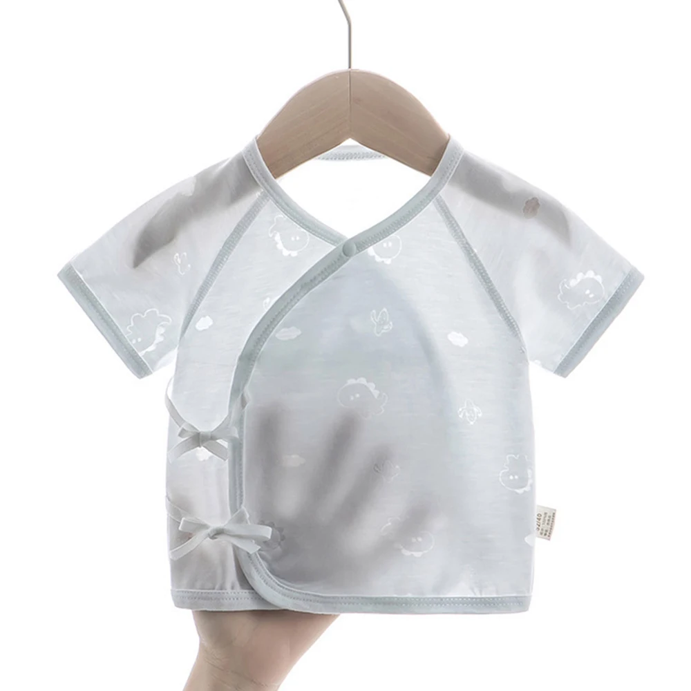 Baby Boy Tshirts Short Sleeve Summer Thin Newborn Hospital Clothes Baby Girl Tops 0 To 3 Months