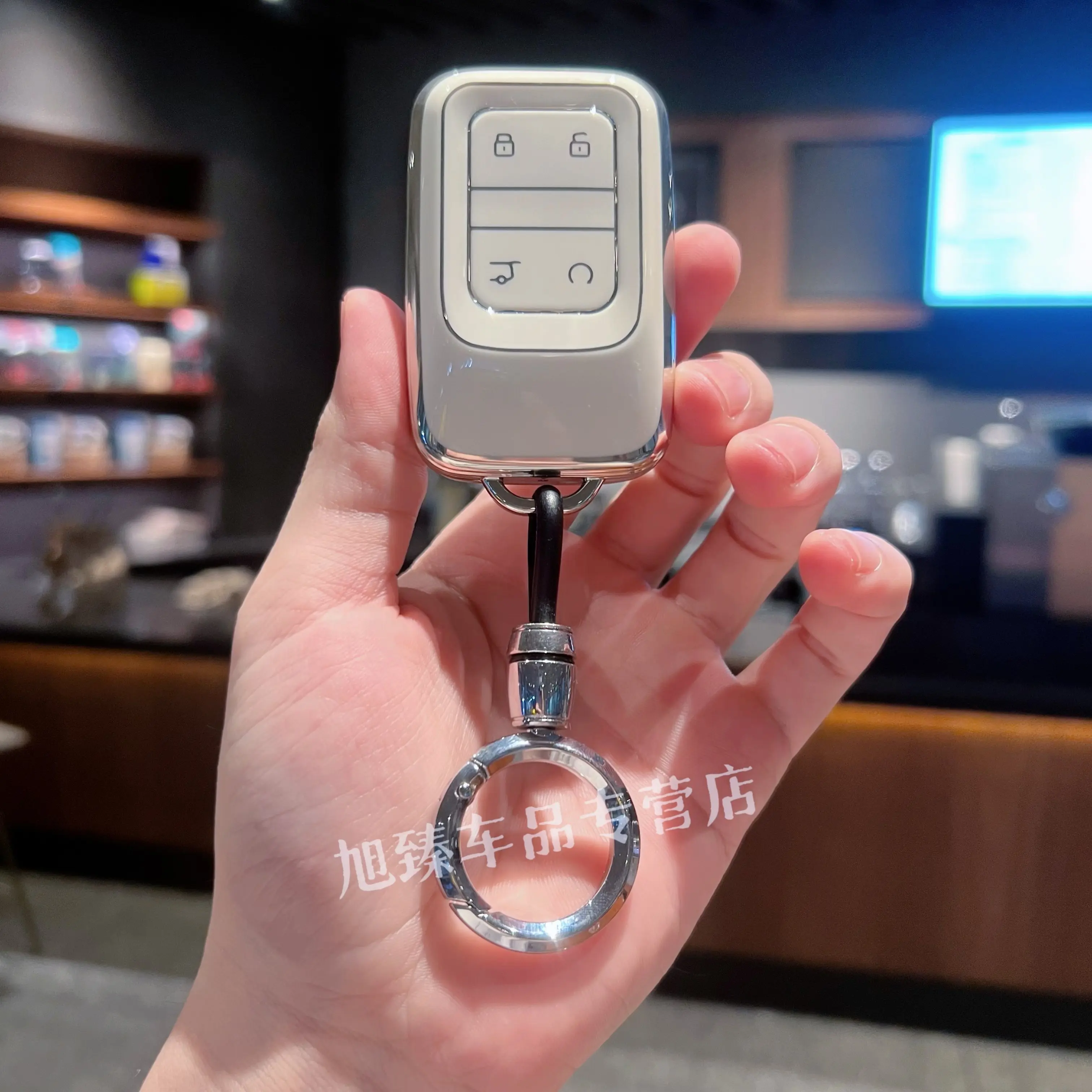 TPU Key Fob Case for Jetour G700 2025 2026 | Clear Protective Cover with Keyring