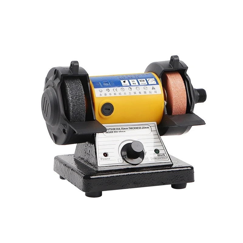 Desktop grinder polishing brushed sharpening metal stone household small electric