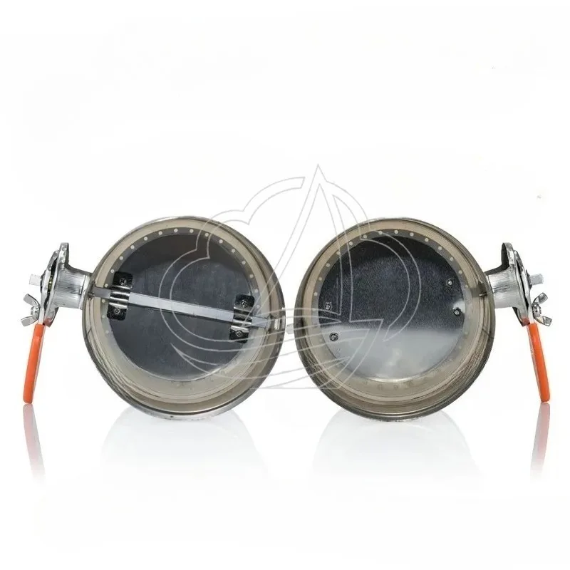 

304 Stainless Steel Manual Air Duct Damper round Butterfly Valve for Fresh Air Ventilation