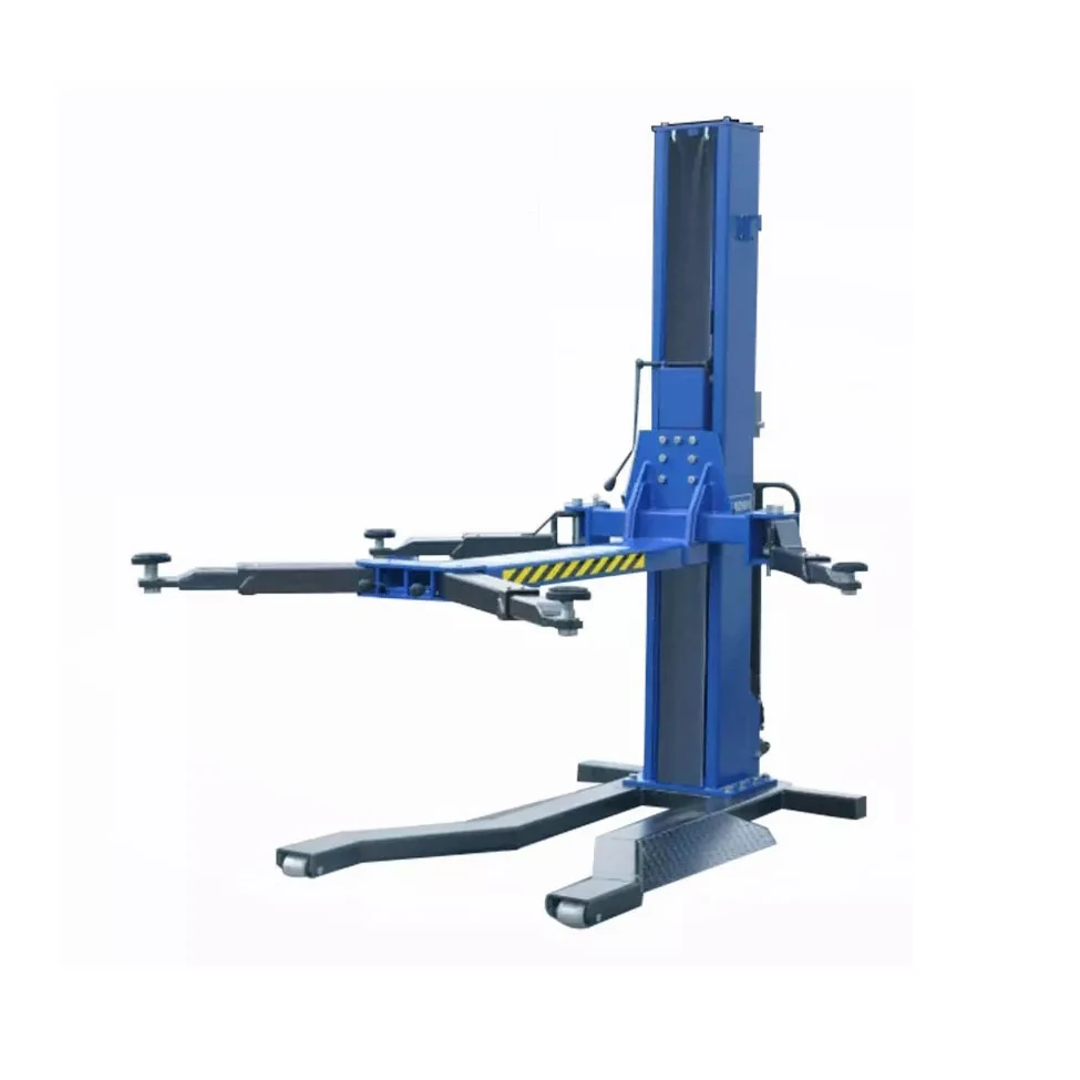 

CE Approved 2.7T Movable Cylinder Manual Release Automotive Lifts Hydraulic Single Post Car Lift